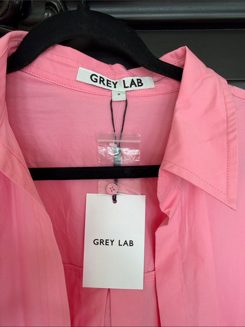 Hot Pink Button up - NWT - Picture 2 of 3